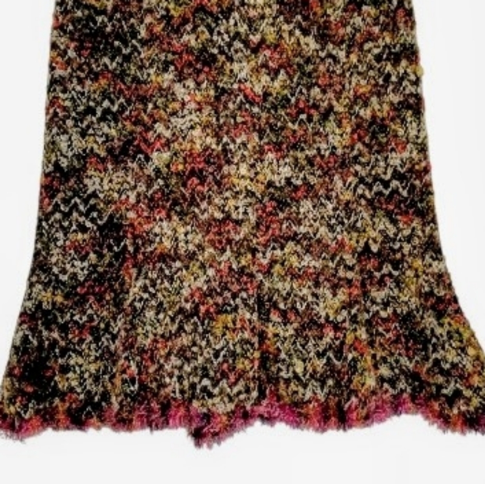 US10❤️Joseph Ribkoff Vtg. Tweed Colorful  A-Line Skirt - Picture 3 of 8